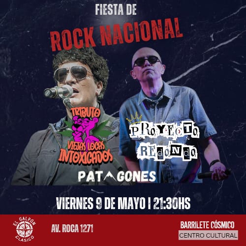 9 DE MAYO FIESTA DE ROCK NACIONAL EN HURLINGHAM