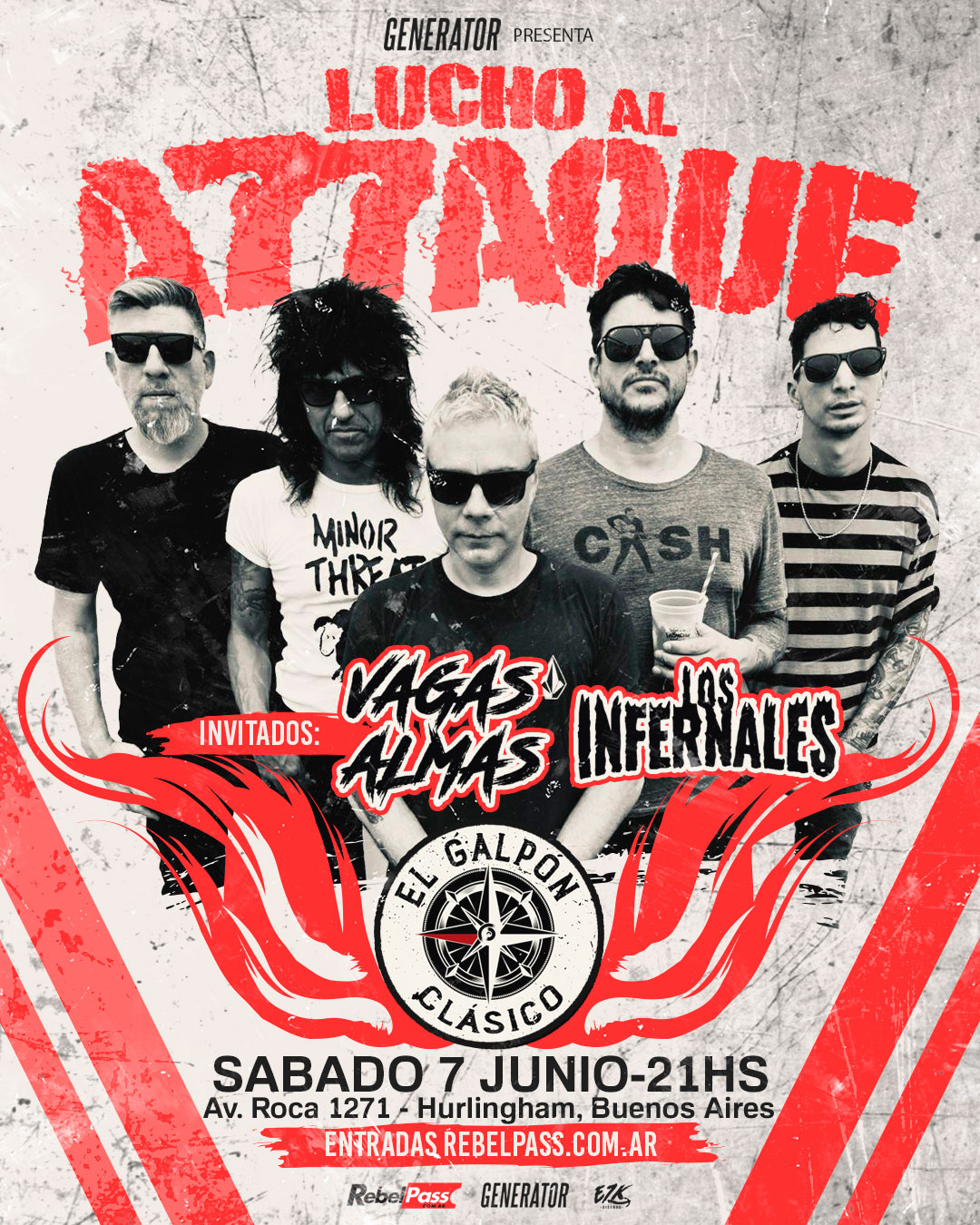 7 DE JUNIO LUCHO AL ATTAQUE EN HURLINGHAM